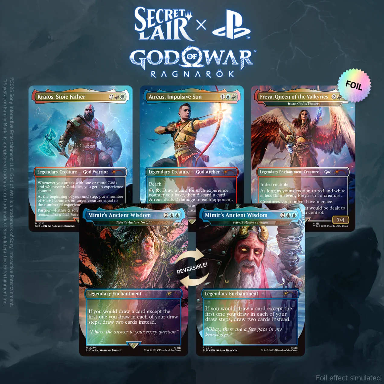 Secret Lair Drop Series - Secret Lair x God of War: Norse - Foil Edition