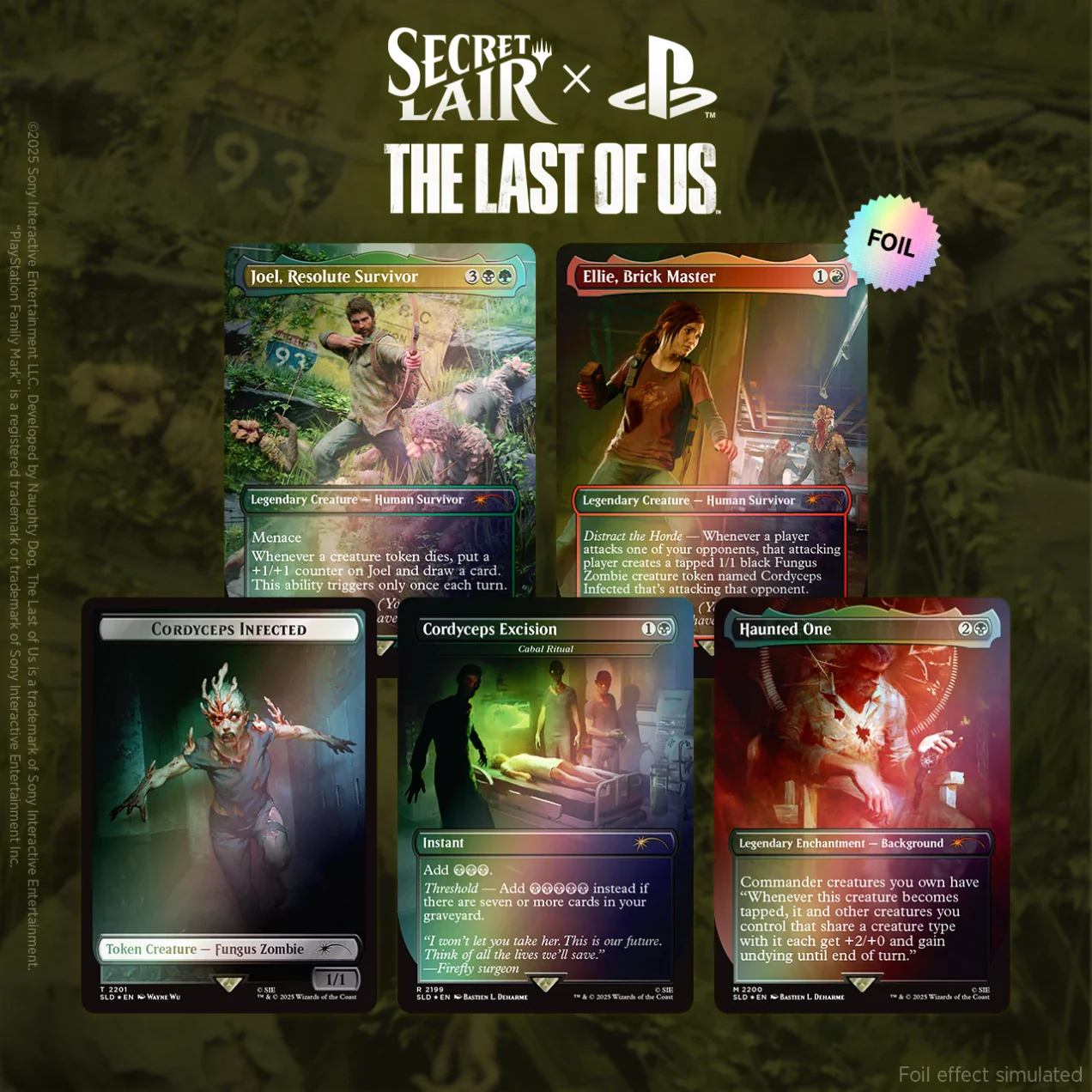 Secret Lair Drop Series - Secret Lair x The Last of Us Part I - Rainbow Foil Edition