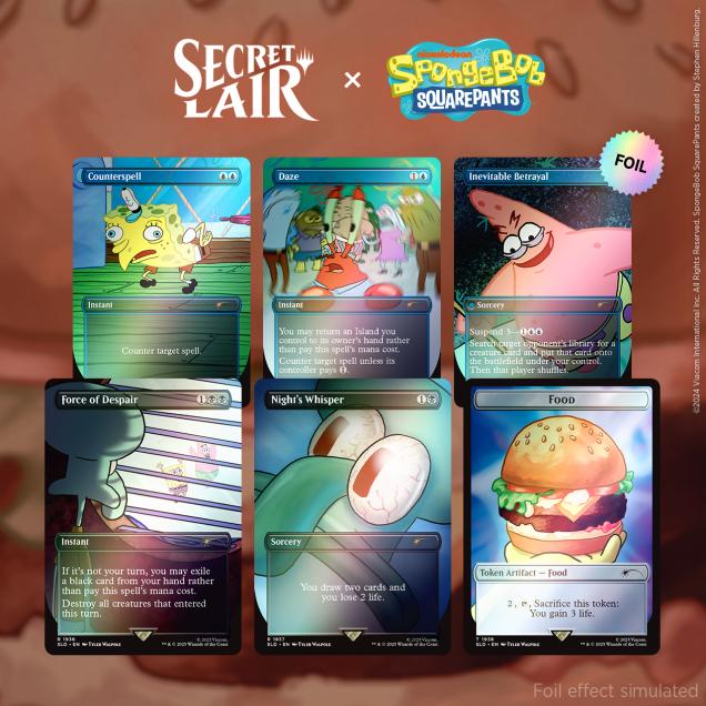 Secret Lair Drop Series - Spongebob Squarepants: Internet Sensation - Foil Edition