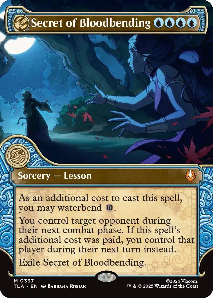 Secret of Bloodbending [337] [Elemental Frame] [Avatar: The Last Airbender] [Non-Foil]