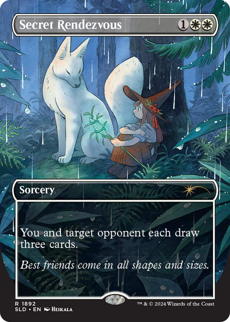 Secret Rendezvous [1892] [Borderless] [Little Witch] [Secret Lair Drop] [Non-Foil]