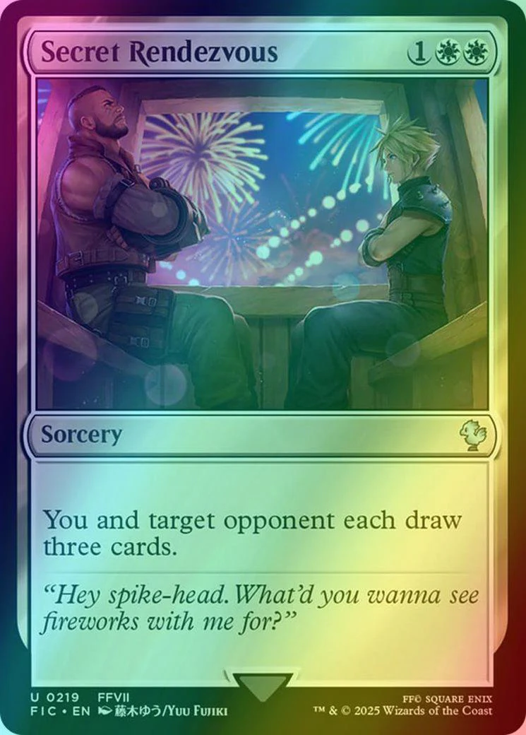 Secret Rendezvous [219] [Barrett] [FINAL FANTASY: Commander] [Foil]
