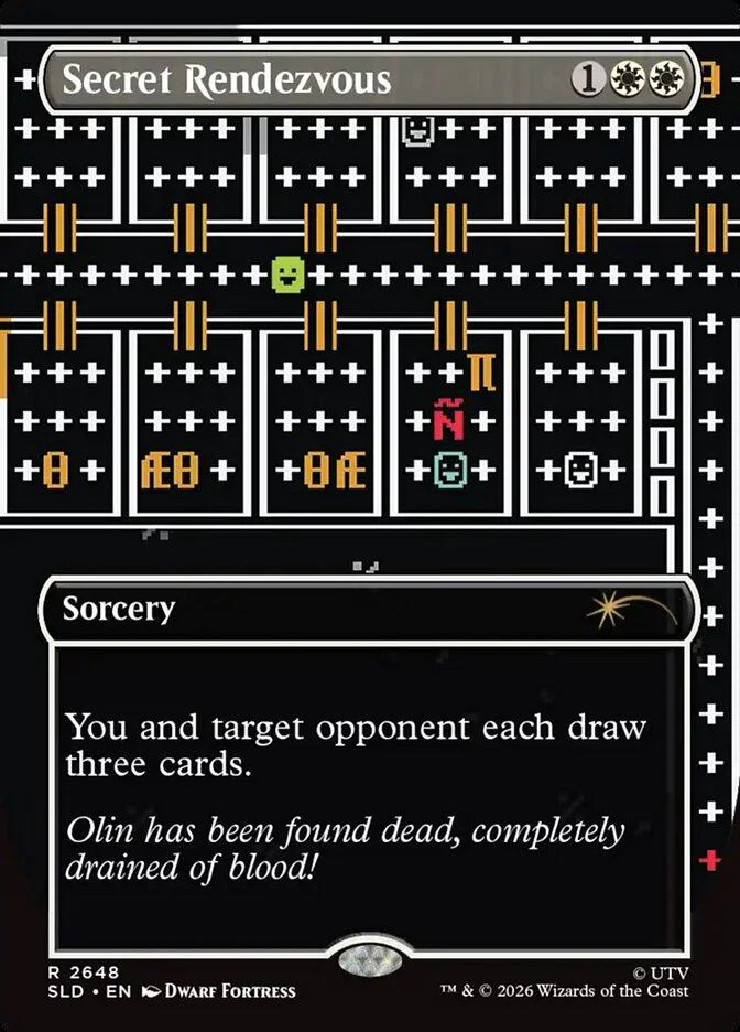 Secret Rendezvous [2648] [Borderless] [Dwarf Fortress] [Secret Lair Drop] [Non-Foil]