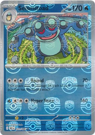 Seismitoad - Master Ball Pattern - 021/086 - Uncommon [sv105b-021] [Reverse Holo]
