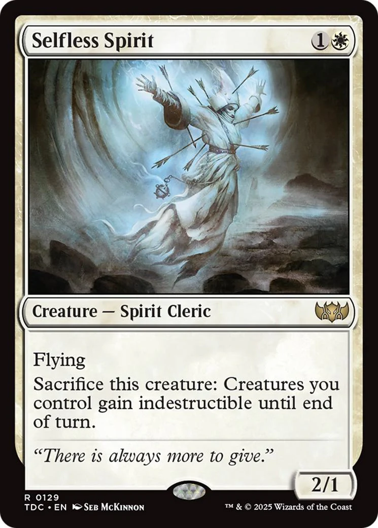 Selfless Spirit [129] [Tarkir: Dragonstorm: Commander] [Non-Foil]