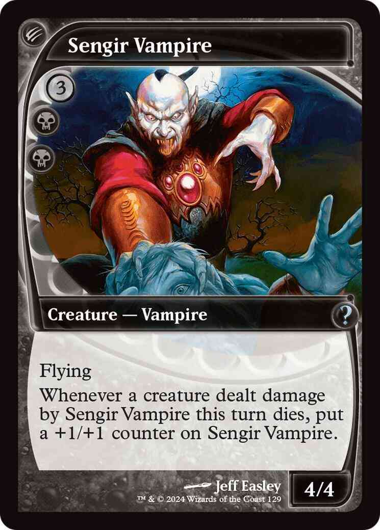 Sengir Vampire [129] [Future Frame] [Mystery Booster 2] [Foil]