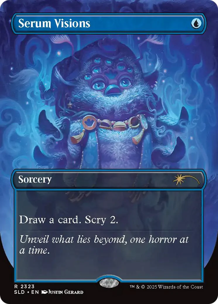 Serum Visions [2323] [Borderless] [Furby: The OddBodies] [Secret Lair Drop] [Non-Foil]