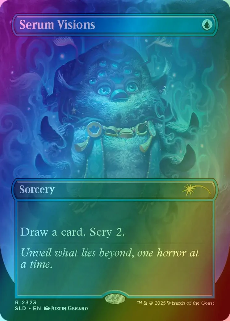 Serum Visions [2323] [Borderless] [Furby: The OddBodies] [Secret Lair Drop] [Rainbow Foil]