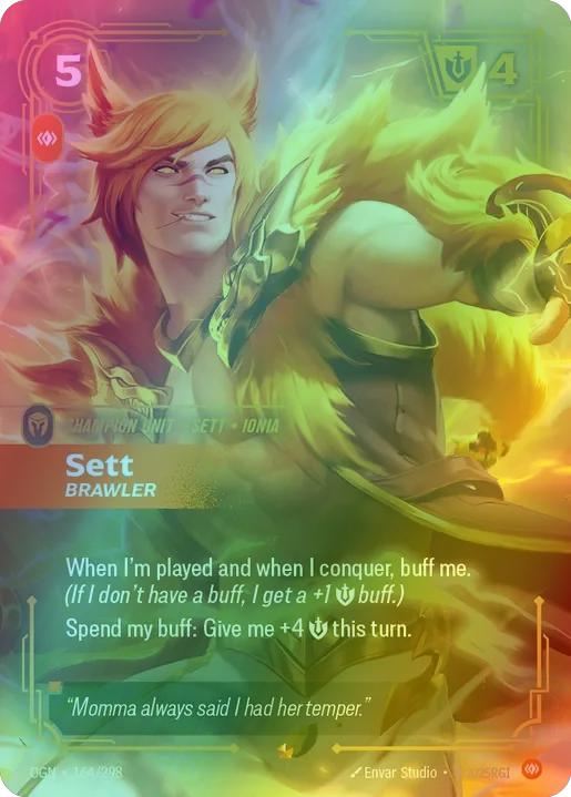 Sett - Brawler - 164/298 [Origins] [Foil]