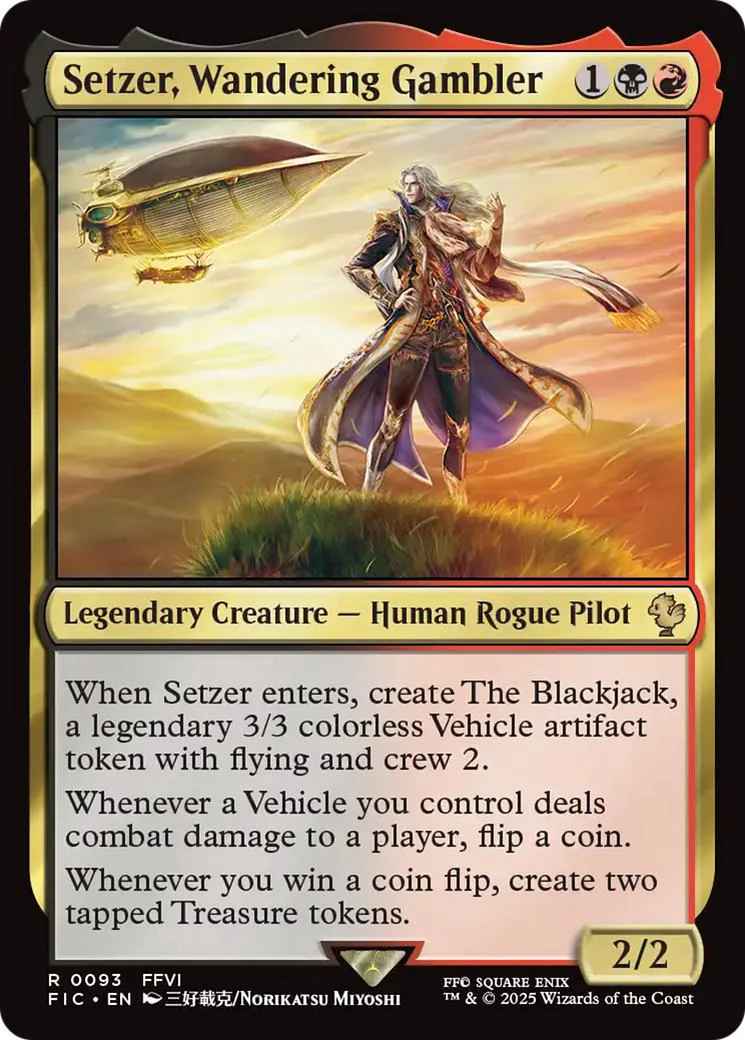 Setzer, Wandering Gambler [93] [FINAL FANTASY: Commander] [Non-Foil]