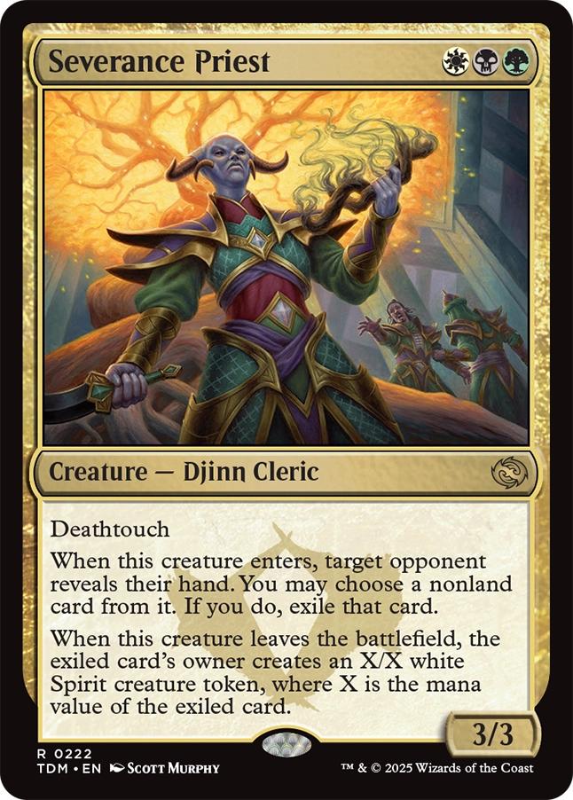 Severance Priest [222] [Tarkir: Dragonstorm] [Non-Foil]