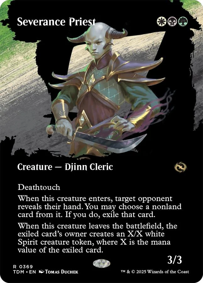Severance Priest [369] [Borderless] [Clan] [Tarkir: Dragonstorm] [Non-Foil]