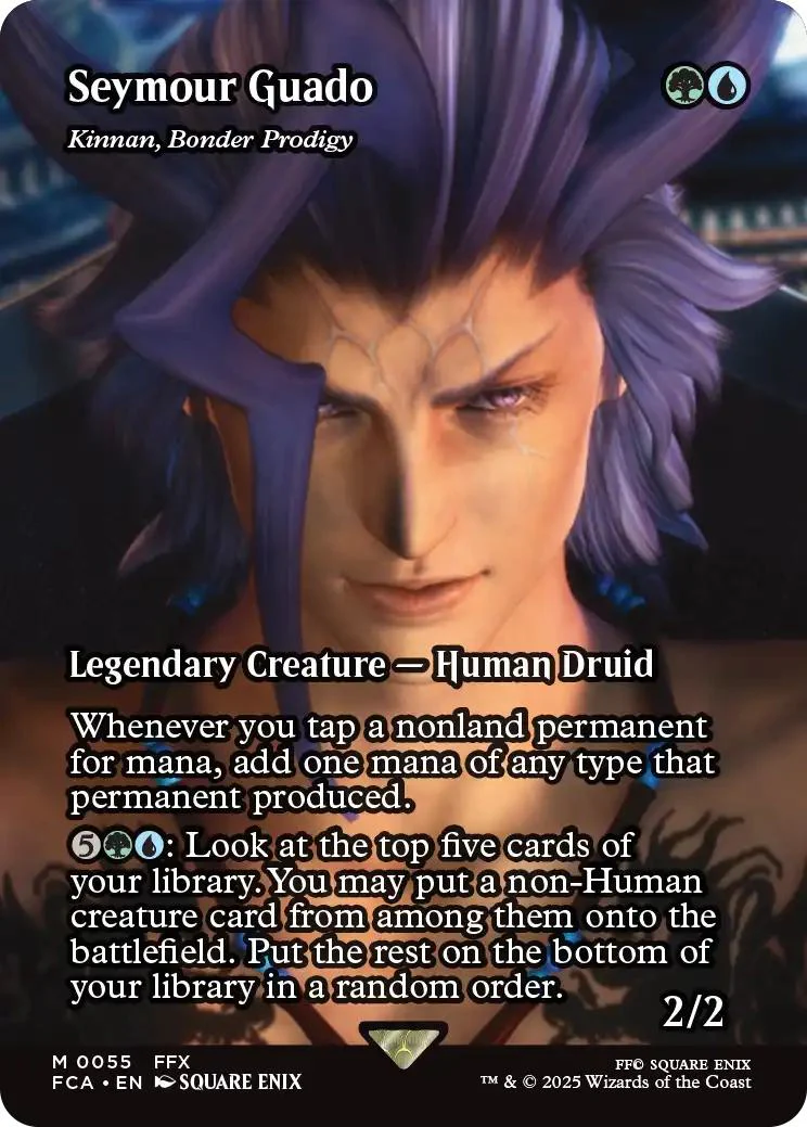 Seymour Guado - Kinnan, Bonder Prodigy [55] [Borderless] [FINAL FANTASY: Through the Ages] [Non-Foil]