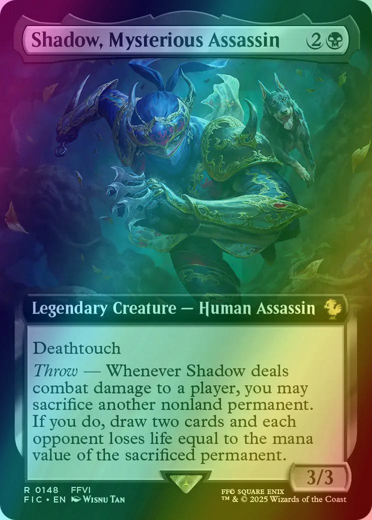 Shadow, Mysterious Assassin [148] [Extended Art] [FINAL FANTASY: Commander] [Foil]