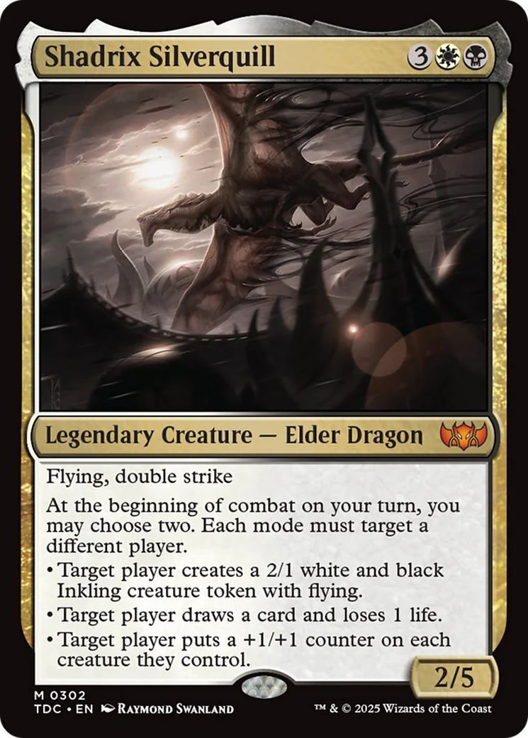 Shadrix Silverquill [302] [Tarkir: Dragonstorm: Commander] [Non-Foil]
