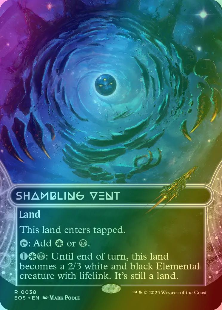 Shambling Vent [38] [Borderless] [Edge of Eternities: Stellar Sights] [Foil]