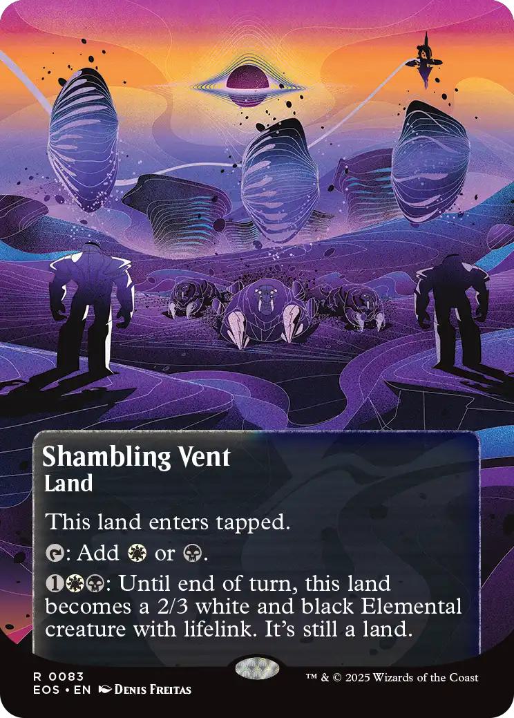 Shambling Vent [83] [Borderless] [Poster] [Edge of Eternities: Stellar Sights] [Non-Foil]