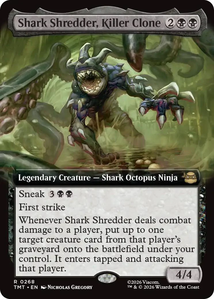 Shark Shredder, Killer Clone [268] [Extended Art] [Teenage Mutant Ninja Turtles] [Non-Foil]
