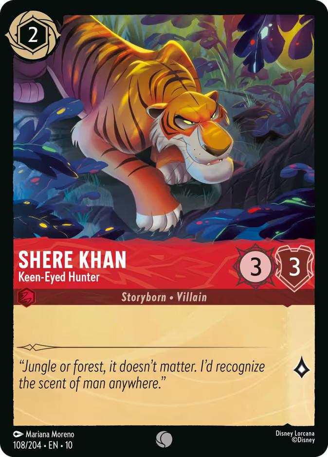 Shere Khan - Keen-Eyed Hunter - 108/204 [Whispers in the Well] [Non-Foil]