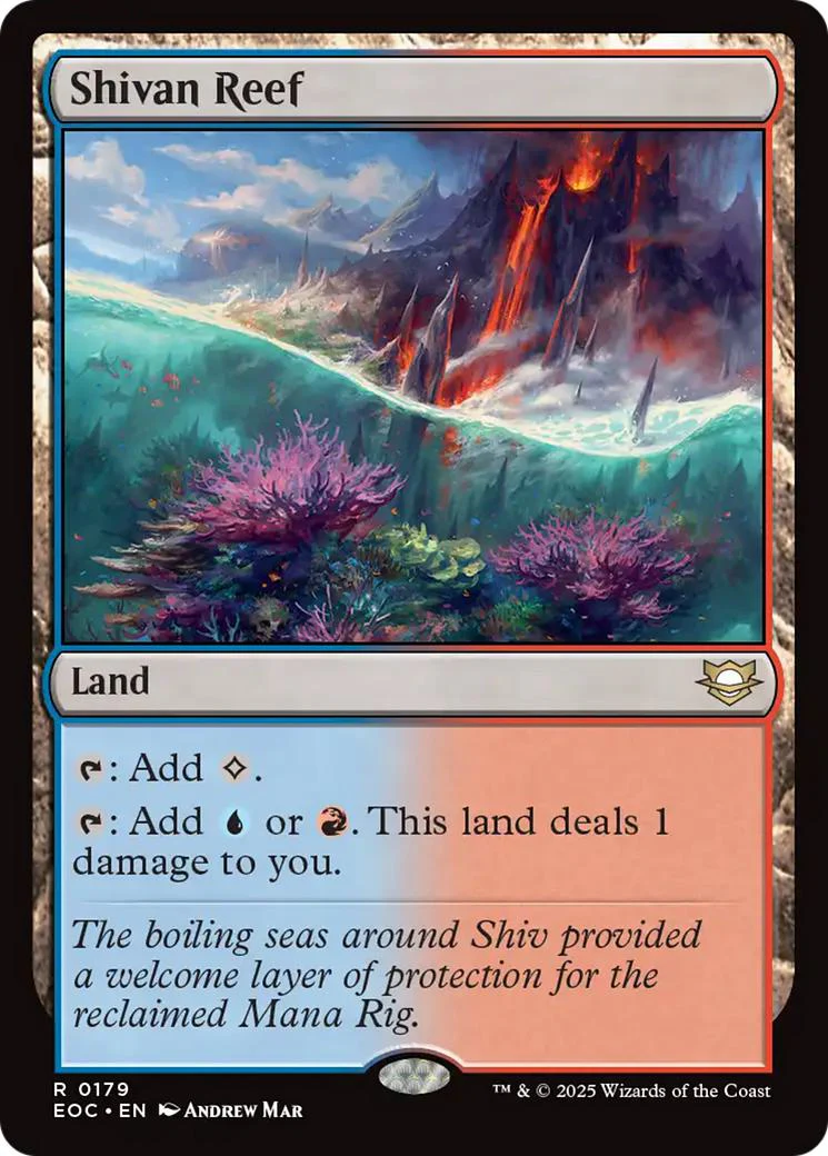 Shivan Reef [179] [Edge of Eternities: Commander] [Non-Foil]
