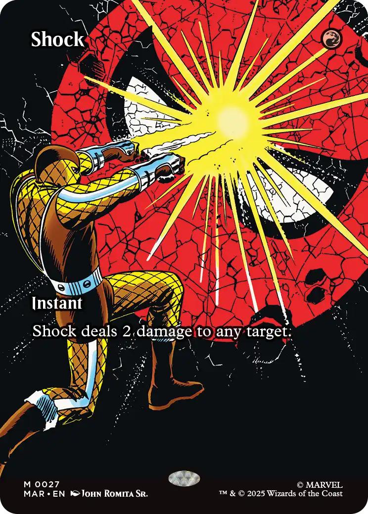 Shock [27] [Borderless] [Source Material] [Marvel Universe] [Non-Foil]