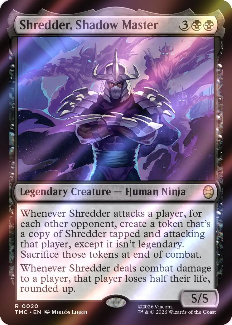 Shredder, Shadow Master [20] [Teenage Mutant Ninja Turtles Eternal] [Surge Foil]