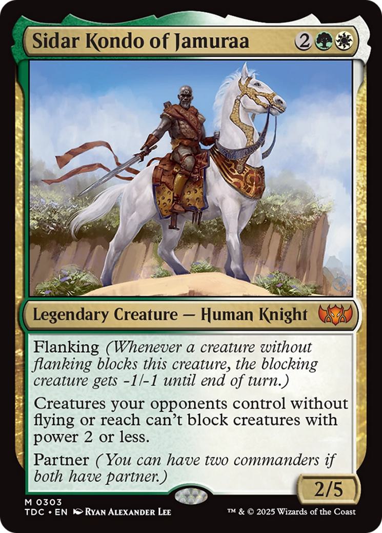 Sidar Kondo of Jamuraa [303] [Tarkir: Dragonstorm: Commander] [Non-Foil]