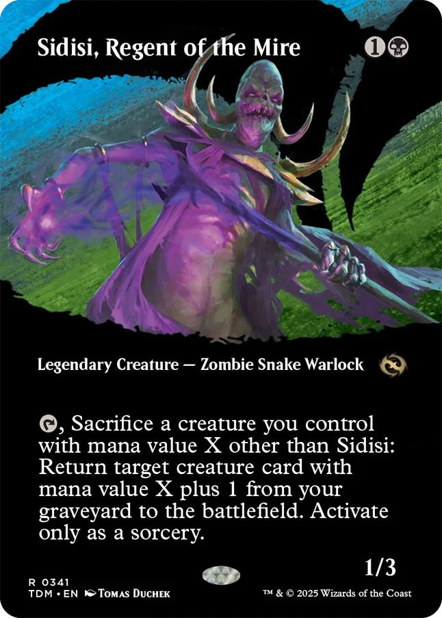 Sidisi, Regent of the Mire [341] [Borderless] [Clan] [Tarkir: Dragonstorm] [Non-Foil]