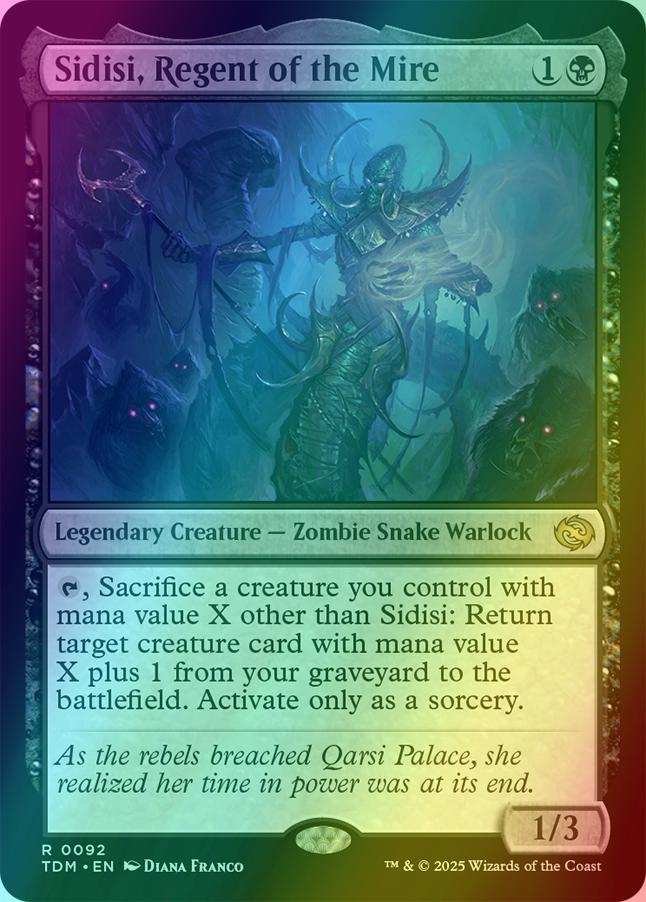 Sidisi, Regent of the Mire [92] [Tarkir: Dragonstorm] [Foil]