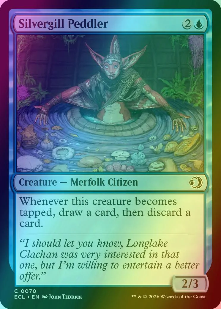 Silvergill Peddler [70] [Lorwyn Eclipsed] [Foil]