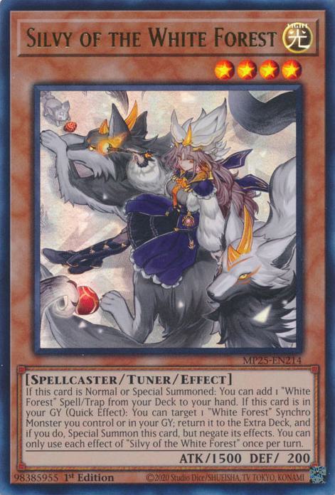 Silvy of the White Forest - MP25-EN214 - Ultra Rare - 1st Edition