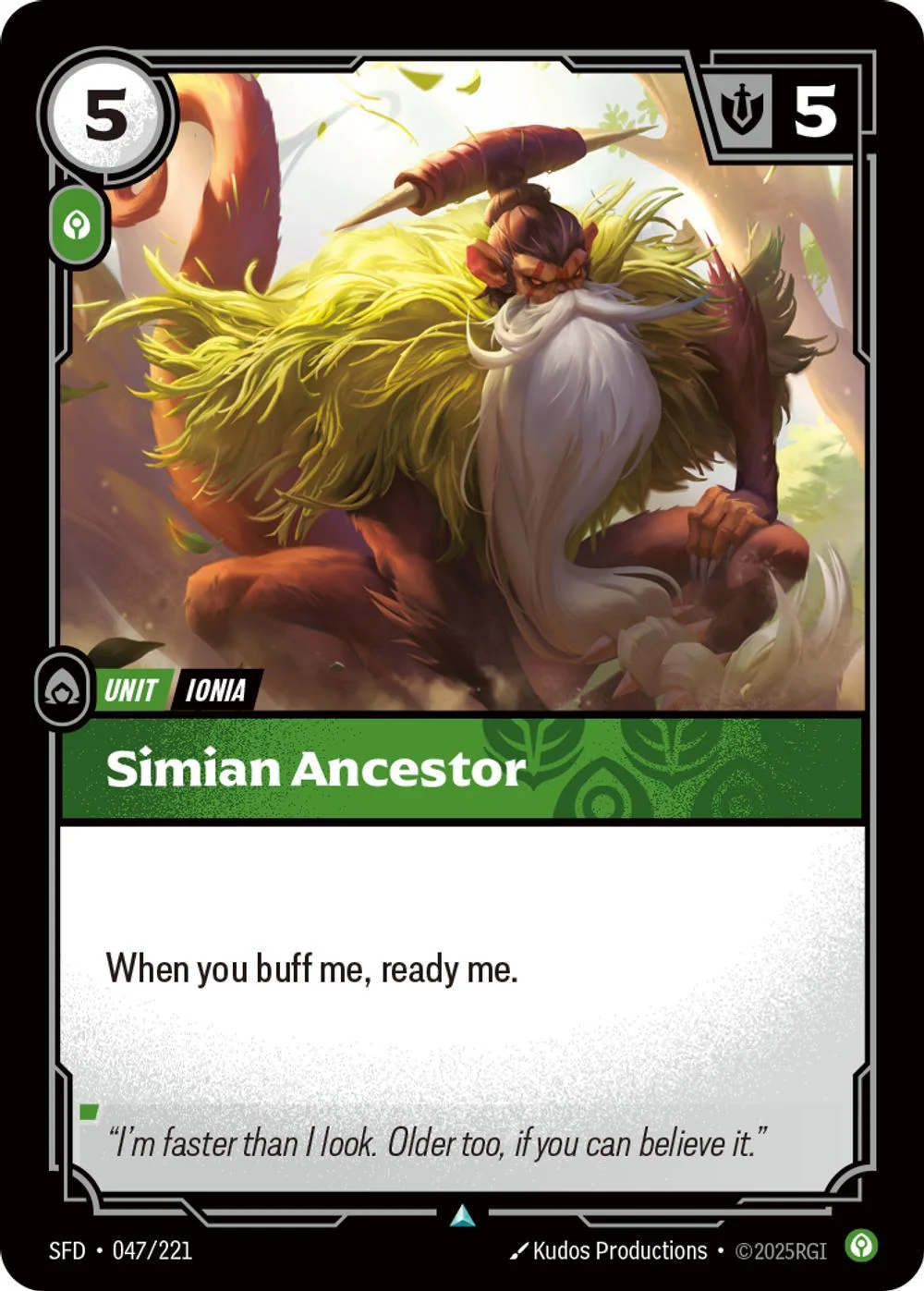 Simian Ancestor - 047/221 [Spiritforged] [Non Foil]