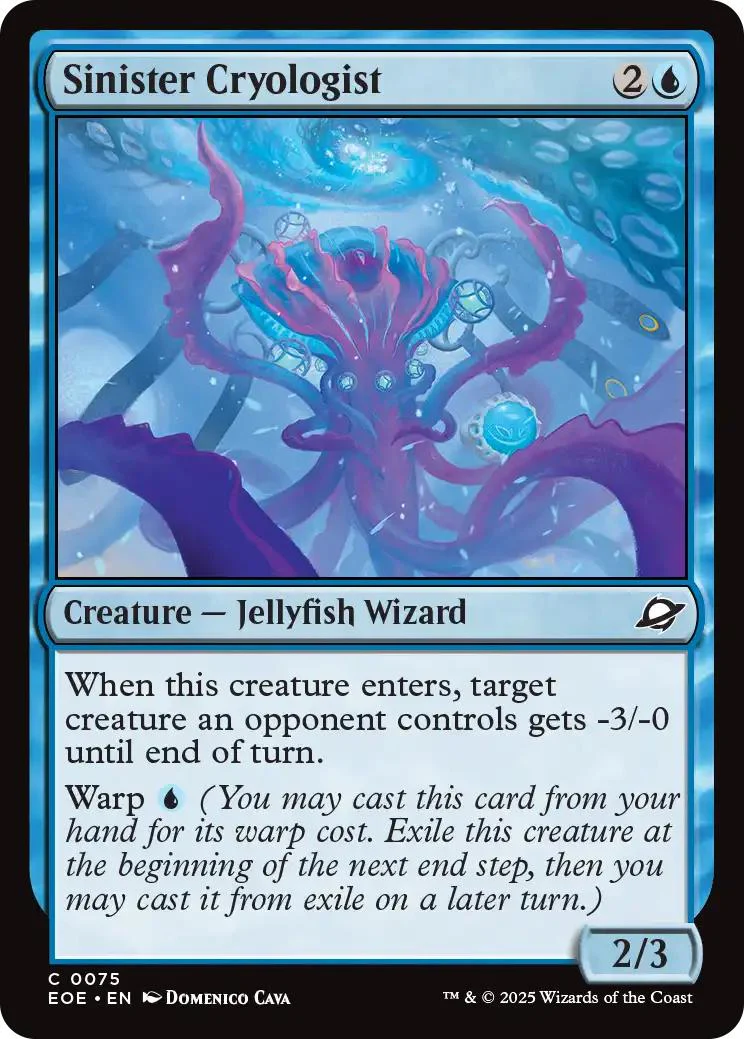 Sinister Cryologist [75] [Edge of Eternities] [Non-Foil]