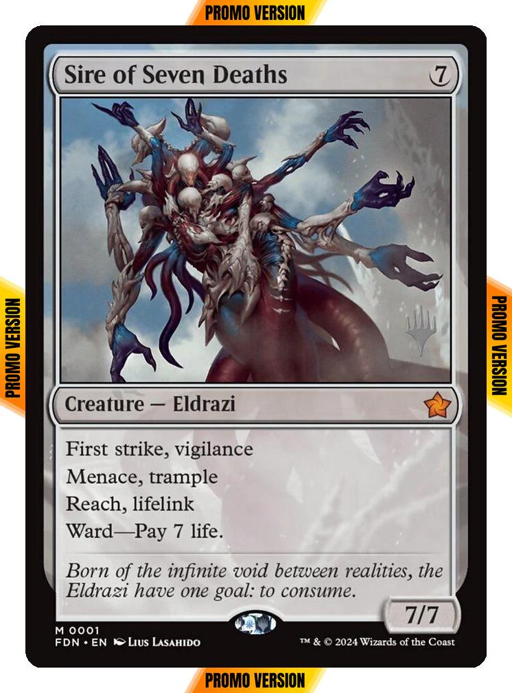 Sire of Seven Deaths [1p] [Promo Pack] [Foundations Promos] [Non-Foil]