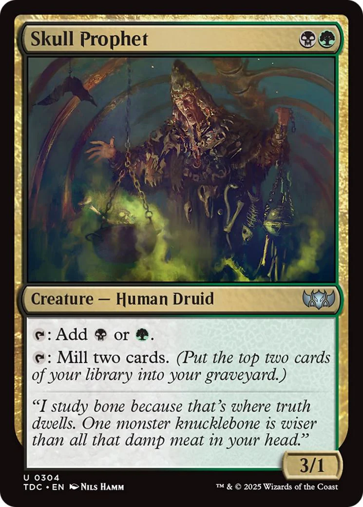 Skull Prophet [304] [Tarkir: Dragonstorm: Commander] [Non-Foil]