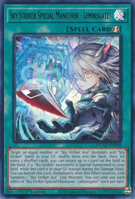 Sky Striker Special Maneuver - Lemnisgate! - DUAD-EN069 - Ultra Rare - 1st Edition