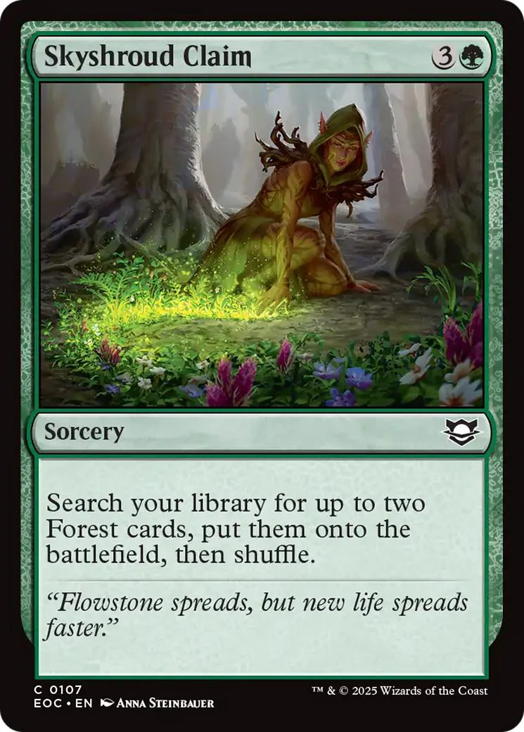 Skyshroud Claim [107] [Edge of Eternities: Commander] [Non-Foil]