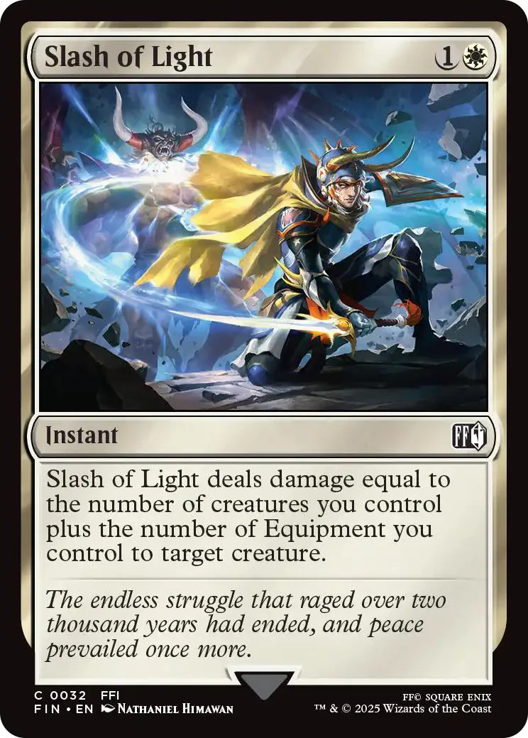 Slash of Light [32] [FINAL FANTASY] [Non-Foil]