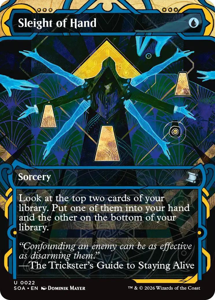 Sleight of Hand [22] [Showcase] [Secrets of Strixhaven: Mystical Archive] [Non-Foil]