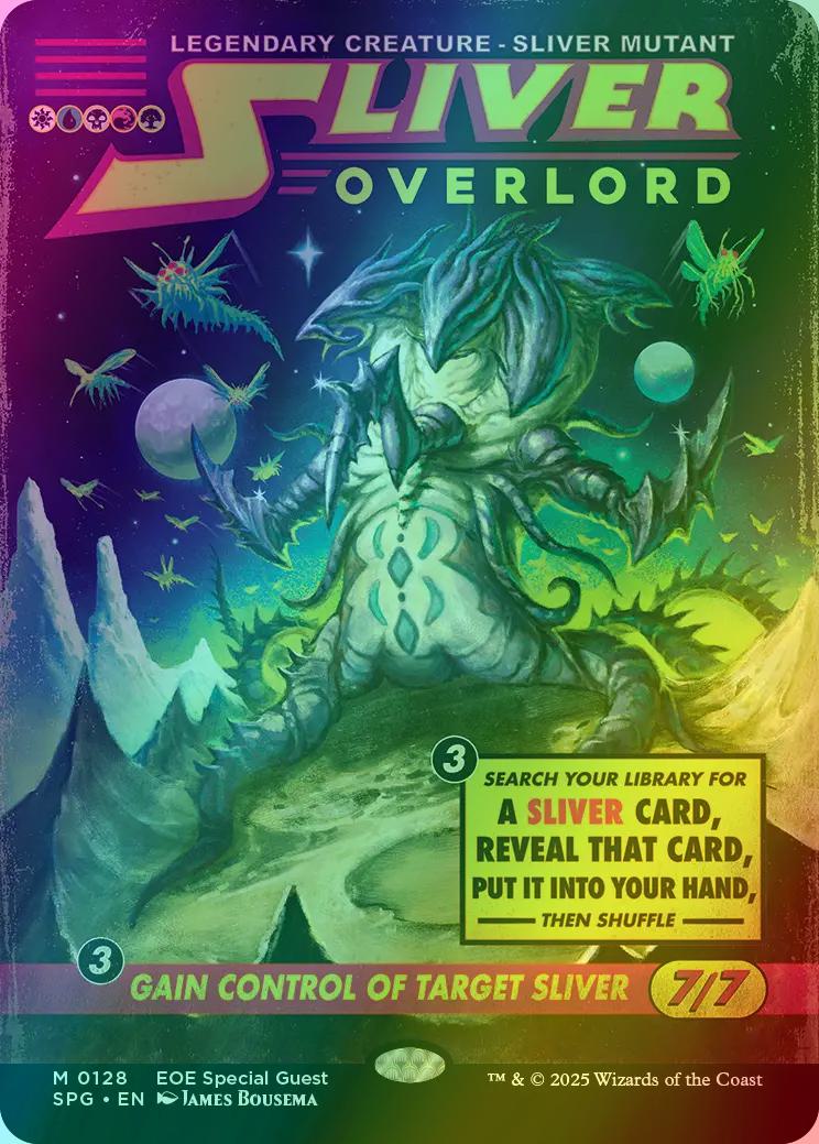 Sliver Overlord [128] [Borderless] [Special Guests] [Foil]