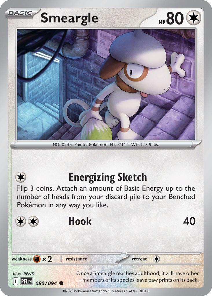 Smeargle - 080/094 - Common [me02-080] [Non-Holo]