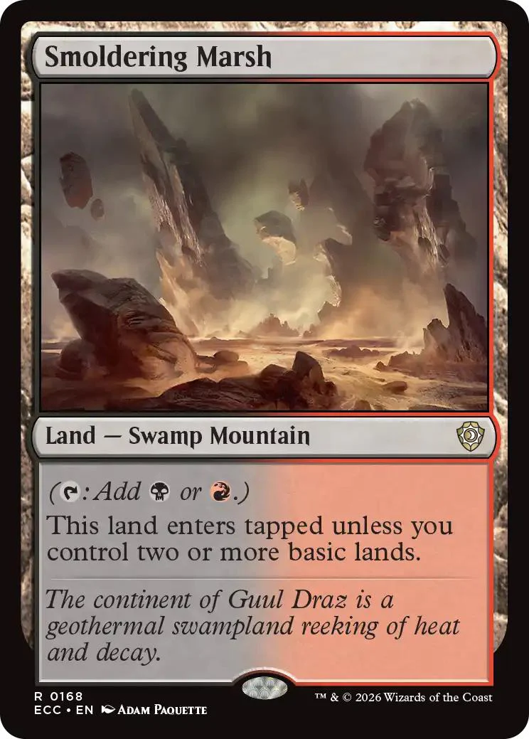 Smoldering Marsh [168] [Lorwyn Eclipsed: Commander] [Non-Foil]