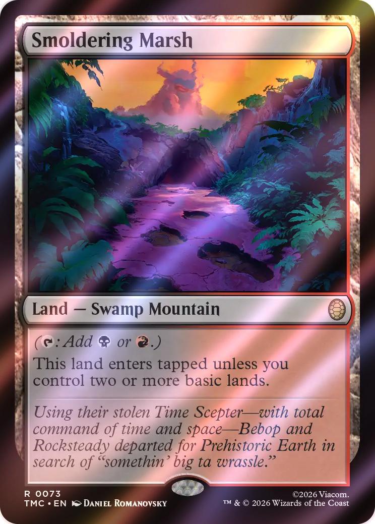 Smoldering Marsh [73] [Teenage Mutant Ninja Turtles Eternal] [Surge Foil]