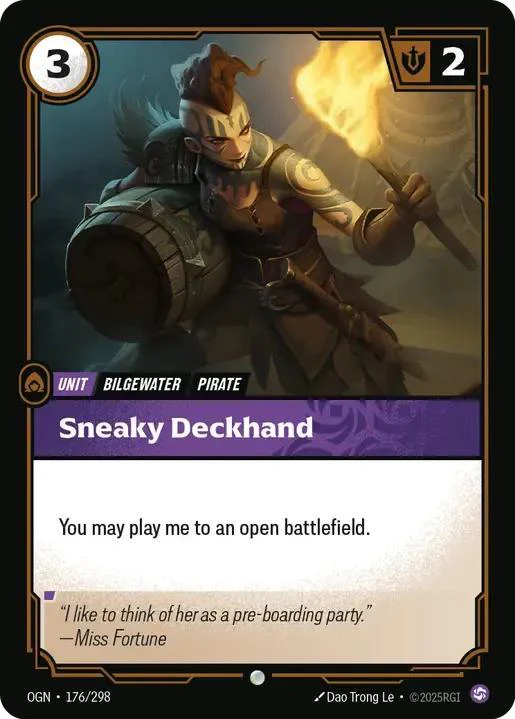 Sneaky Deckhand - 176/298 [Origins] [Non-Foil]