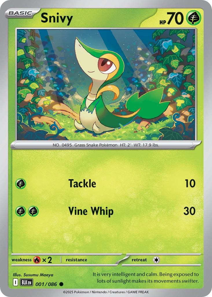 Snivy - 001/086 - Common [sv105b-001] [Non-Holo]