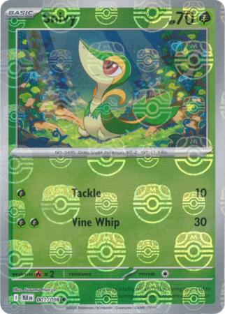 Snivy - Master Ball Pattern - 001/086 - Common [sv105b-001] [Reverse Holo]