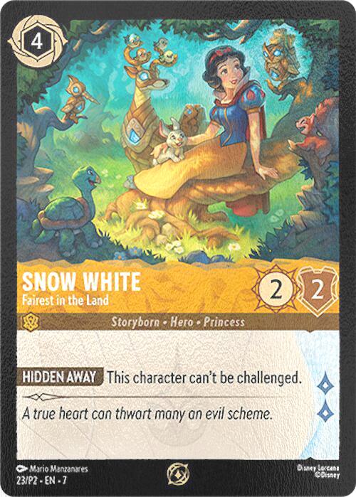 Snow White - Fairest in the Land - 23/P2 [Disney Lorcana Promo Cards] [Cold Foil]