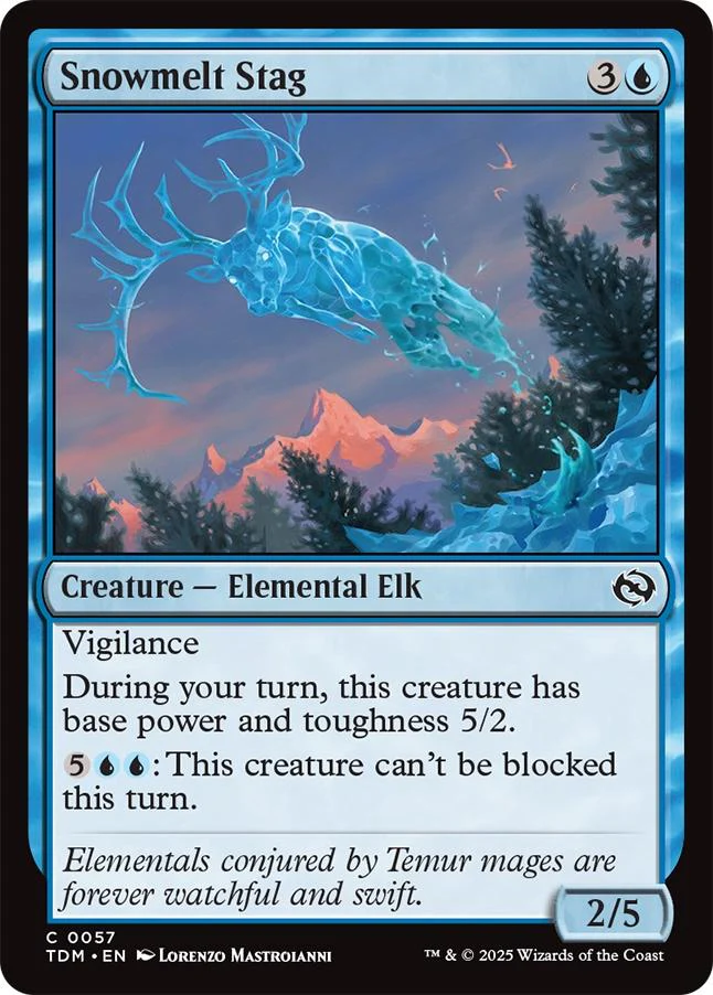 Snowmelt Stag [57] [Tarkir: Dragonstorm] [Non-Foil]