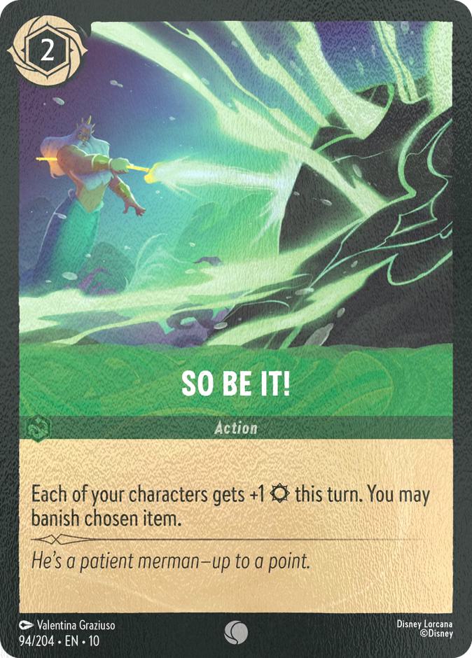 So Be It! - 94/204 [Whispers in the Well] [Cold Foil]