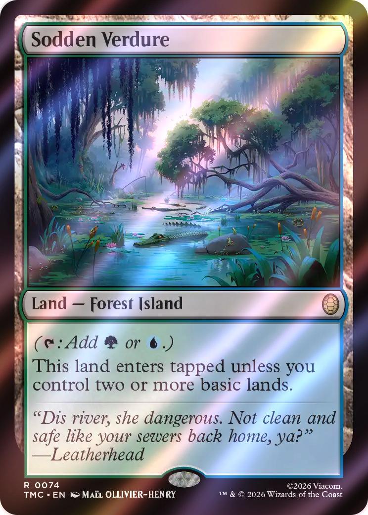 Sodden Verdure [74] [Teenage Mutant Ninja Turtles Eternal] [Surge Foil]